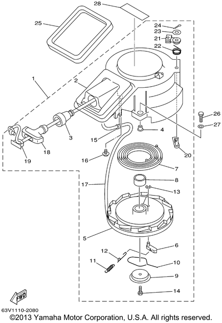 Yamaha Plunger, Starter Stop | 63V-15748-00-00