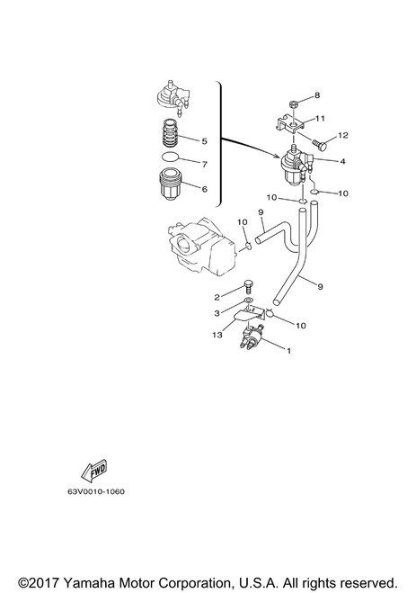 Yamaha Plate | 63V-24396-01-00
