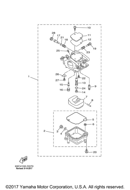 Yamaha Spring, Pilot Adjusting | 646-14212-01-00