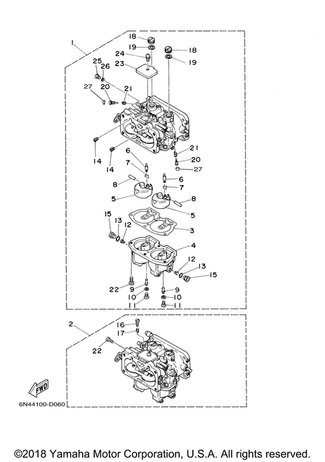 Yamaha Valve, Drain | 64D-14394-00-00