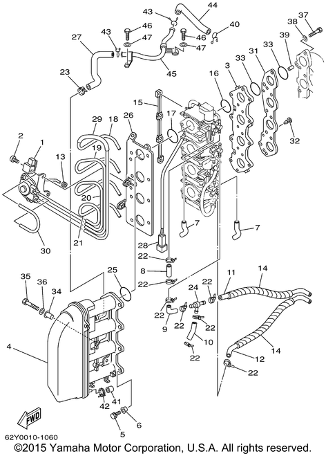 Yamaha Pipe | 64J-14349-11-00