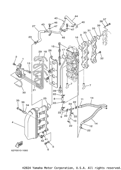 Yamaha Pipe | 64J-14349-30-00