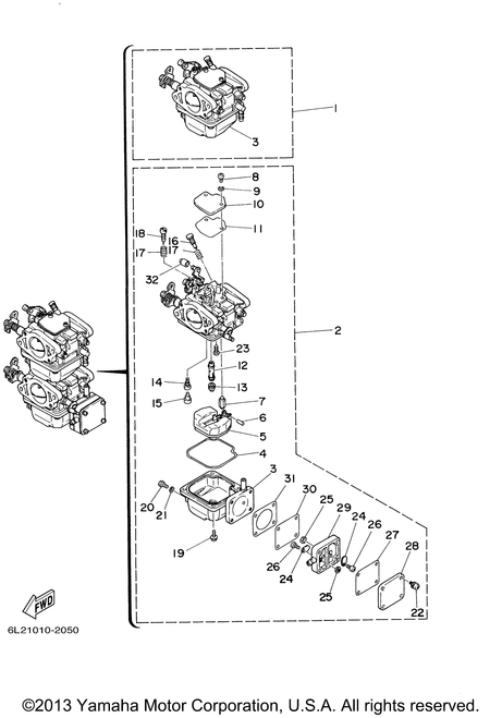 Yamaha Gasket, Pump 1 | 677-24434-02-00