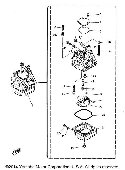 Yamaha End, Throttle Lever (Carb) | 677-41226-00-00