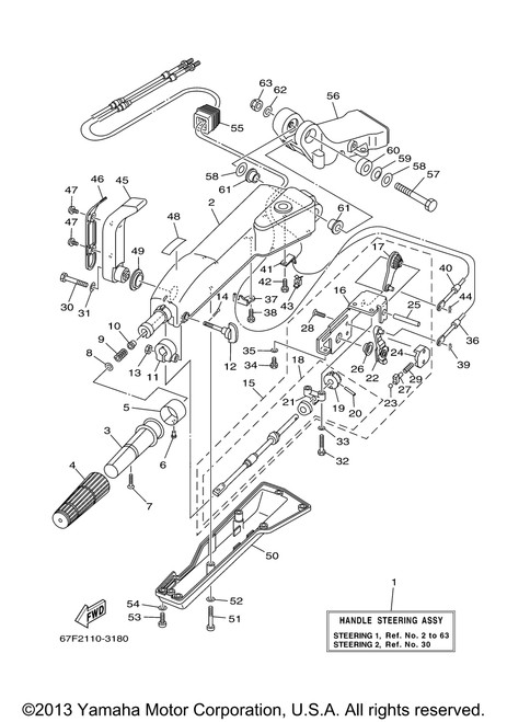 Yamaha Cable | 67G-48321-10-00