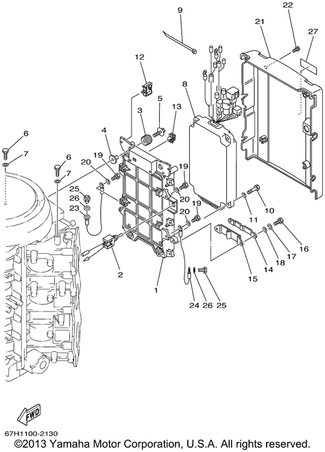 Yamaha C.D.I. Unit Assembly | 67M-85540-01-00