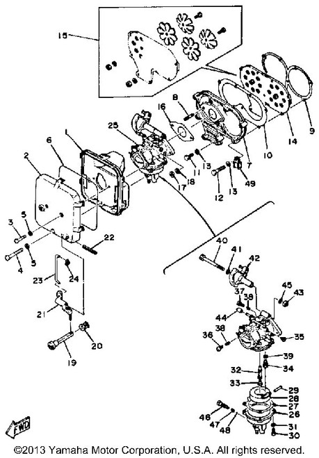 Yamaha Jet, Main (#133) | 689-14343-66-00