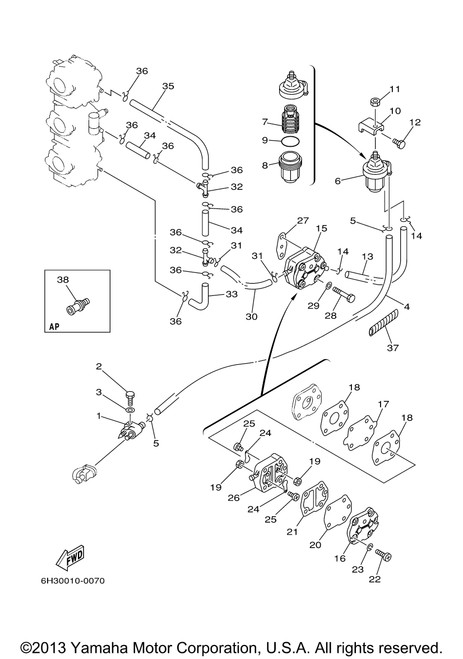 Yamaha Diaphragm | 692-24411-00-00