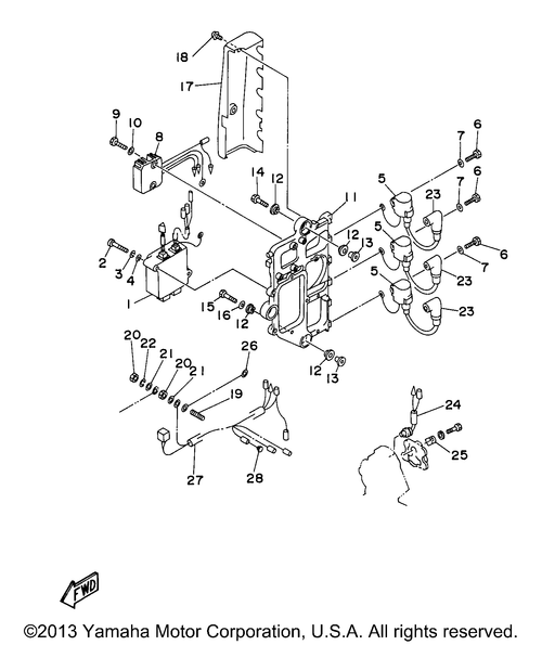 Yamaha Wire Harness Assembly | 692-82590-00-00