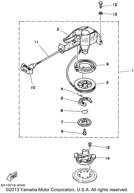 Yamaha Spring, Return | 6A1-15767-00-00