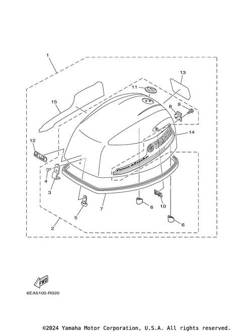 Yamaha Graphic, Rear | 6AV-42678-11-00