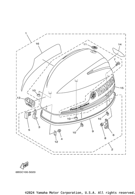 Yamaha Holder, Clamp Band | 6BG-42649-00-00