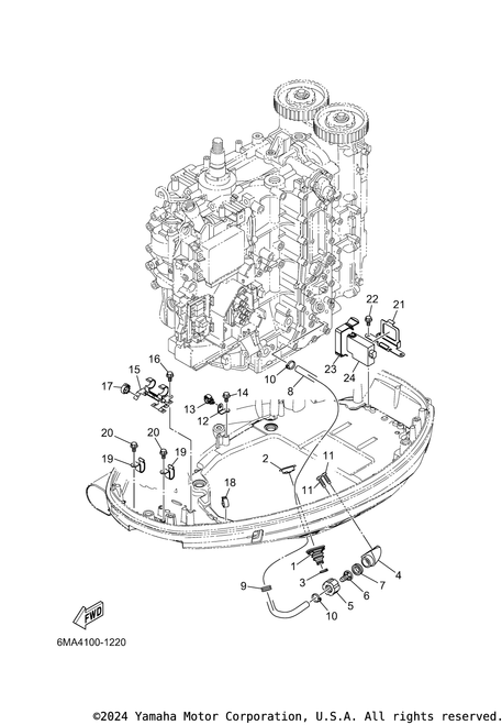 Yamaha Grommet | 6BG-42724-01-00
