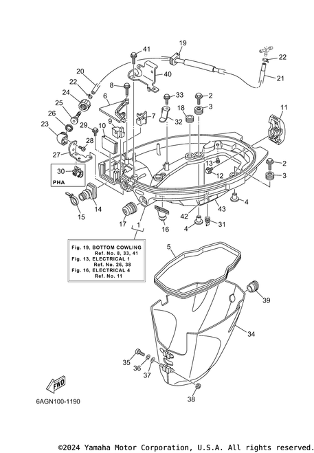 Yamaha Nipple, Hose | 6BL-44391-00-00