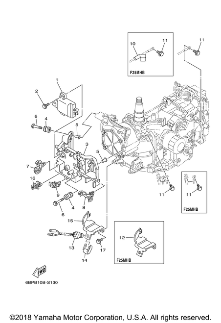 Yamaha Cover, Lead Wire | 6BL-82119-00-00