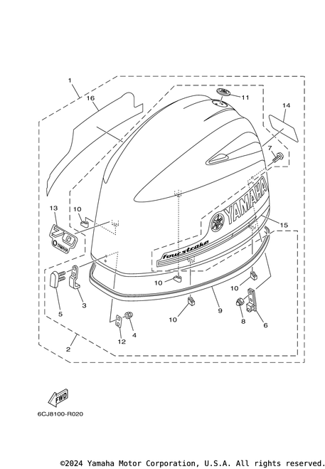 Yamaha Graphic, Front | 6CJ-42677-00-00
