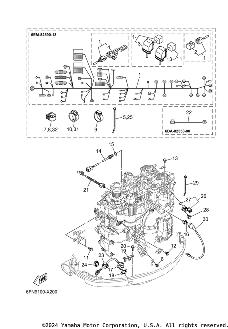 Yamaha Sensor, Knock | 6CJ-85780-02-00
