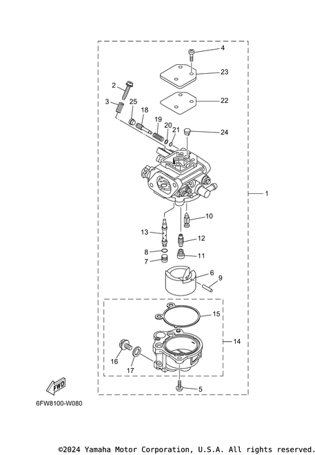 Yamaha Spring, Air Adjusting | 6DR-14334-00-00