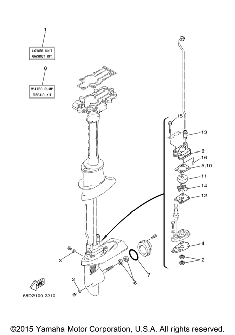 Yamaha Insert, Cartridge | 6E0-44322-02-00