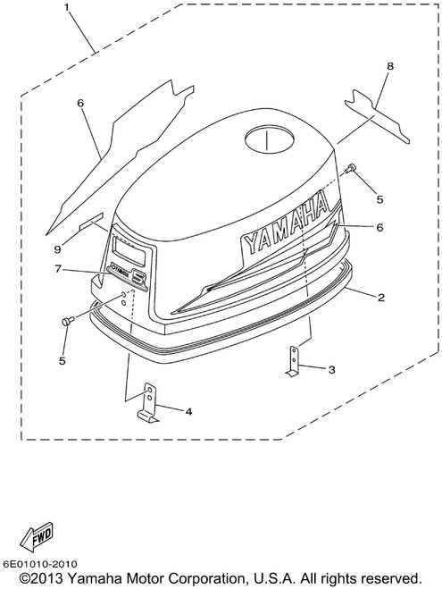 Yamaha Graphic Set | 6E0-W0070-14-00