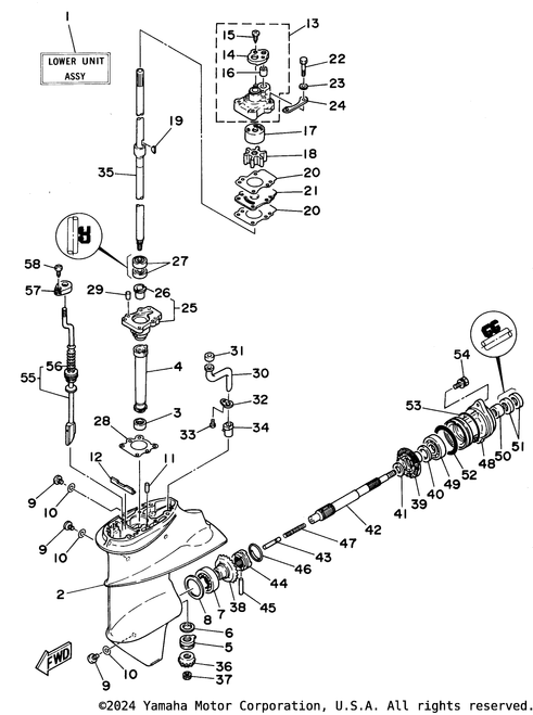 Yamaha Sleeve, Drive Shaft | 6E7-45536-00-00