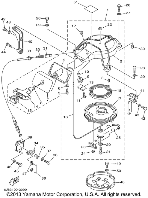 Yamaha Roller, Wire | 6F5-15752-00-00