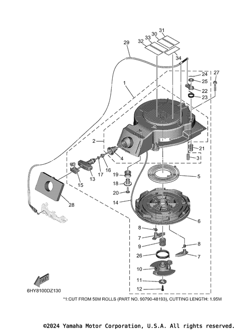 Yamaha Shim | 6FM-15721-01-00