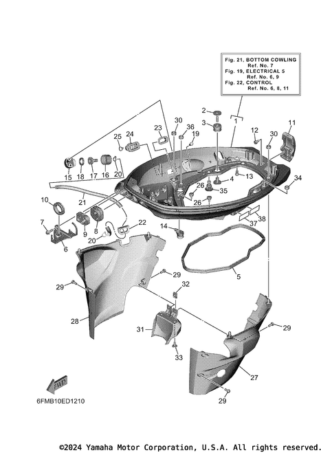 Yamaha Apron | 6FM-42741-10-CE