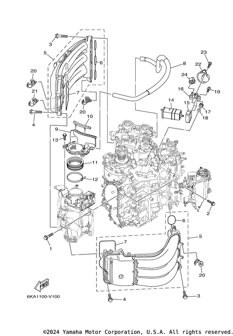 Yamaha Cover, Canister | 6FP-2419E-01-00