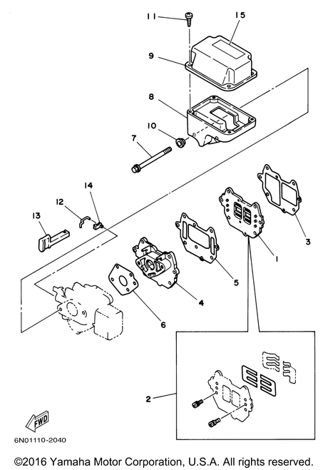 Yamaha Gasket | 6G1-14198-A1-00