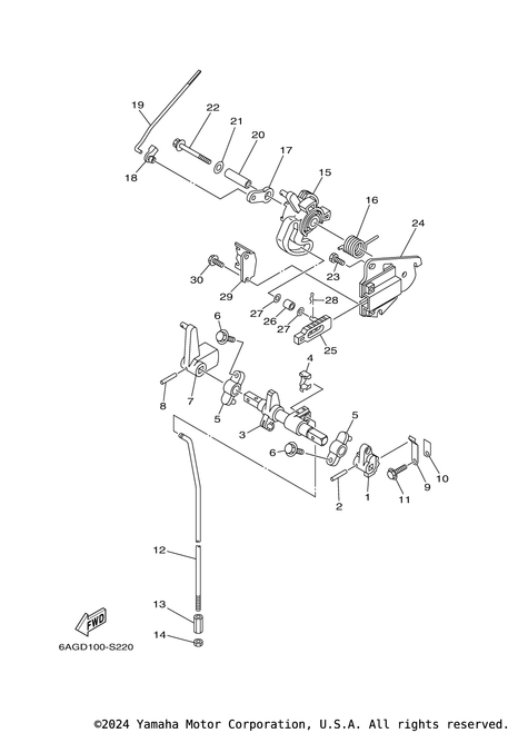 Yamaha Bracket | 6G1-41662-01-94