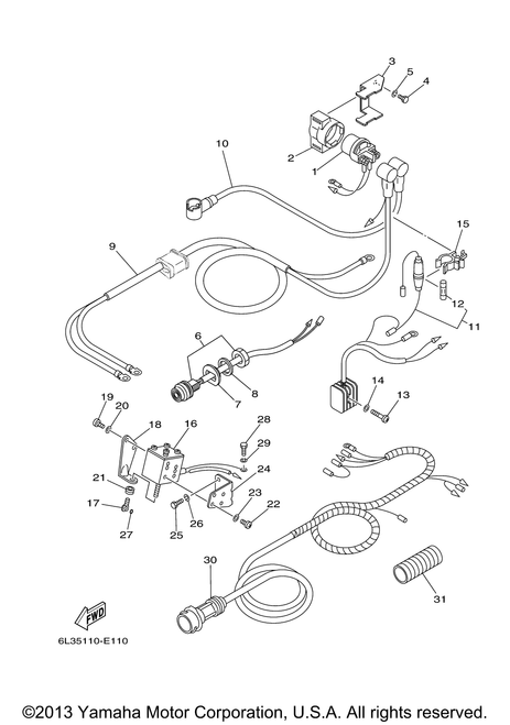 Yamaha Starter Relay | 6G1-81941-10-00