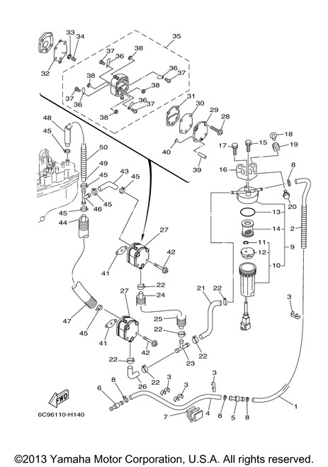 Yamaha Pipe 6 | 6G5-24316-10-00