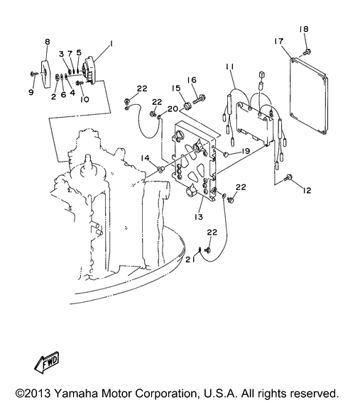 Yamaha C.D.I. Unit Assembly | 6G6-85540-00-00