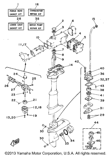 Yamaha Valve, Needle | 6G8-14392-10-00