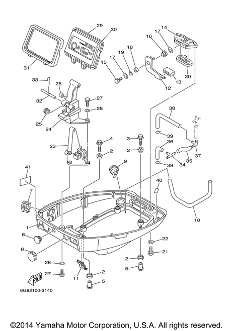 Yamaha Grommet 1 | 6G8-42724-00-00