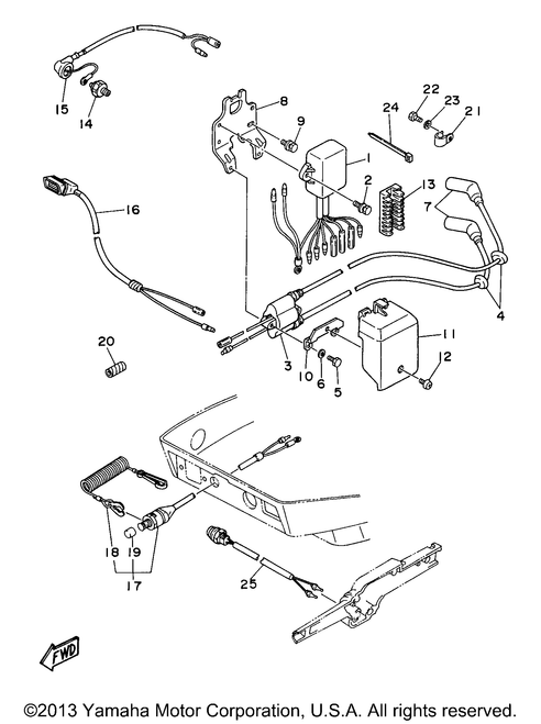 Yamaha Ignition Coil Assembly | 6G8-85570-21-00