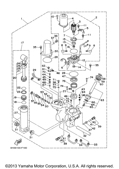 Yamaha Armature Assembly | 6H1-43805-10-00