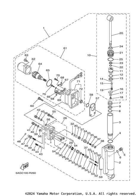 Yamaha Seal, Relief Valve | 6H1-4384G-11-00