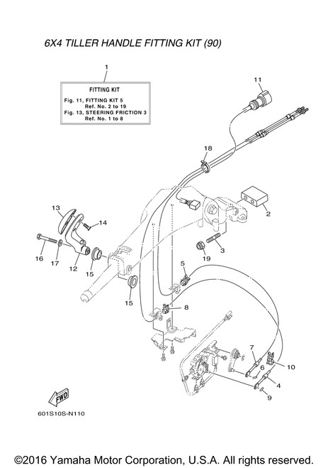Yamaha Cable | 6H1-48321-11-00
