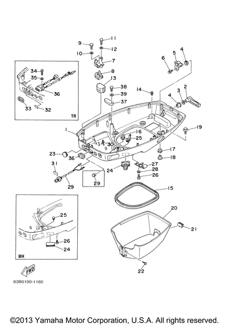Yamaha Mark, Signal Lamp | 6H4-85415-10-00