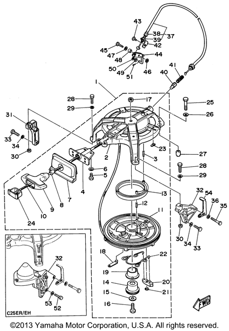 Yamaha Stay 1 | 6H7-15771-01-94
