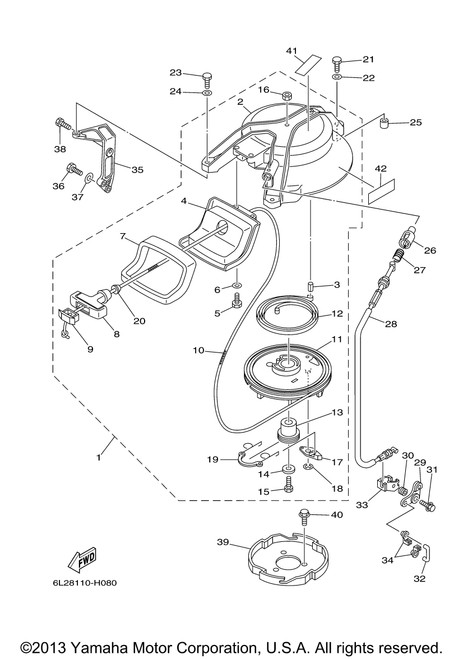 Yamaha Spring, Drive Pawl | 6J8-15705-00-00