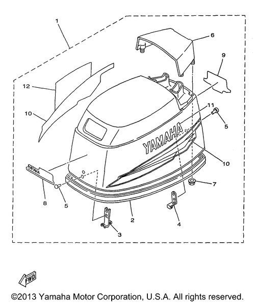 Yamaha Hook | 6J8-42651-03-00