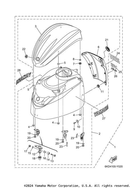 Yamaha Emblem, Yamaha | 6KA-2153A-00-00