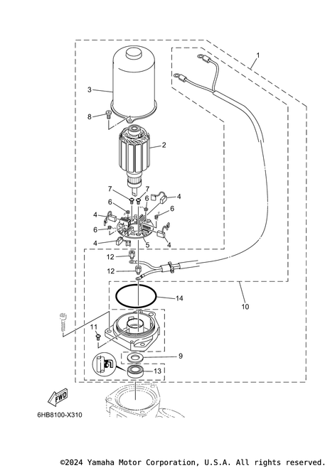 Yamaha Screw, With Washer | 6KA-43879-00-00