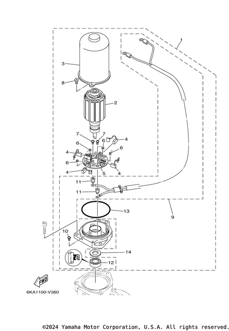 Yamaha Frame, End | 6KA-43881-01-00