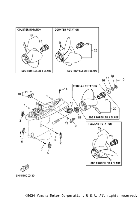 Yamaha Cover, Outlet 1 | 6KA-45254-00-00