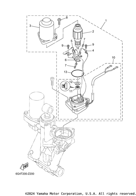Yamaha Motor Assembly | 6KW-43880-02-00