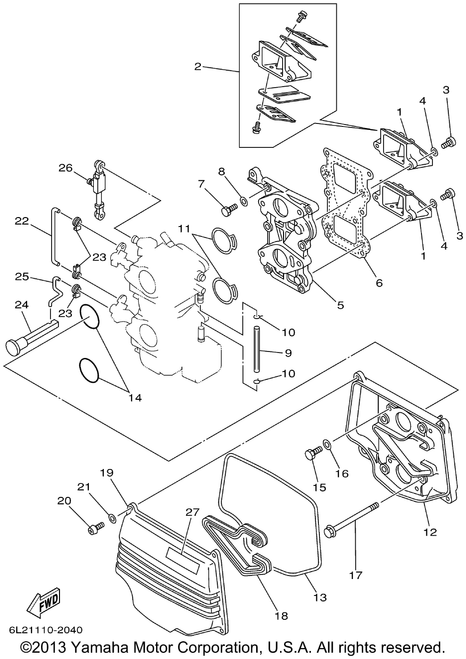 Yamaha Gasket, Valve Seat | 6L2-13621-00-00